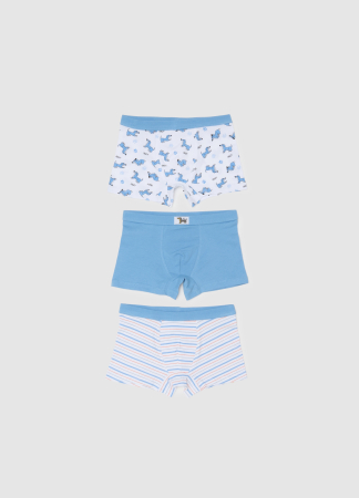 BAIETI - OVS Kids Boxeri White/Lt Blue Baieti 3-10 Ani