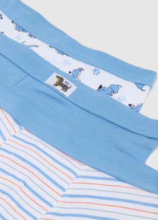 OVS Kids Boxeri White/Lt Blue Baieti 3-10 Ani [2]