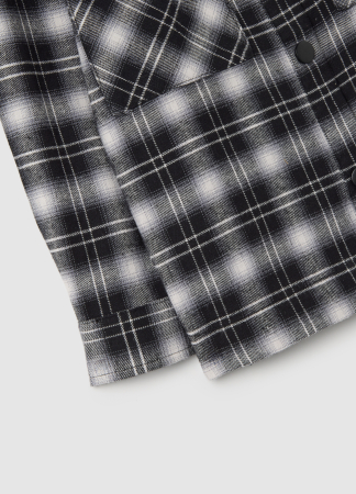 OVS Kids Camasa Maneca Lunga Black/White Check Fete 3-10 Ani [2]