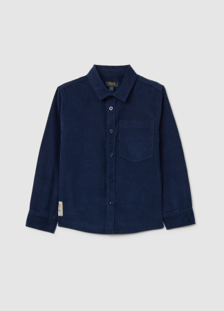 BAIETI - OVS Kids Camasa Maneca Lunga Dress Blues Baieti 3-10 Ani
