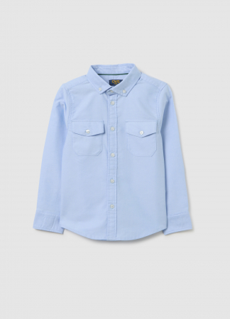 Camasi - OVS Kids Camasa Maneca Lunga Light Blue Baieti 3-10 Ani