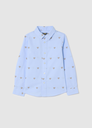 BAIETI - OVS Kids Camasa Maneca Lunga Light Blue Baieti 3-10 Ani