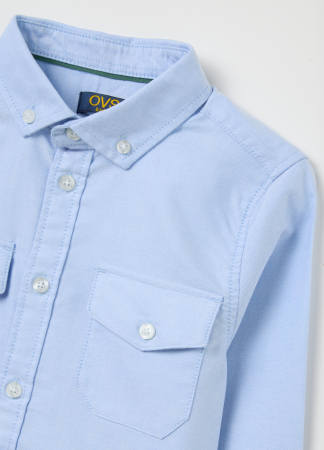 OVS Kids Camasa Maneca Lunga Light Blue Baieti 3-10 Ani [3]