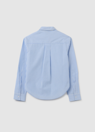 OVS Kids Camasa Maneca Lunga Lt Blue-Striped White Fete 10-15 Ani [1]