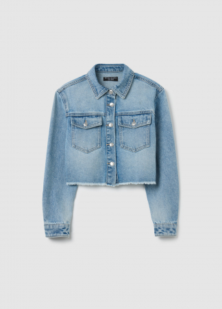 Camasi si Bluze - OVS Kids Camasa Maneca Lunga Medium Light Blue Fete 10-15 Ani