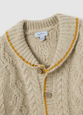 OVS Kids Cardigan Beige Melange Baieti 9-36 Luni [3]