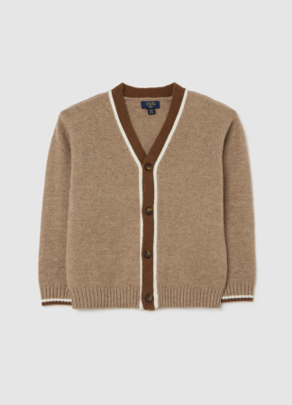 BAIETI - OVS Kids Cardigan Brown Melange Baieti 3-10 Ani