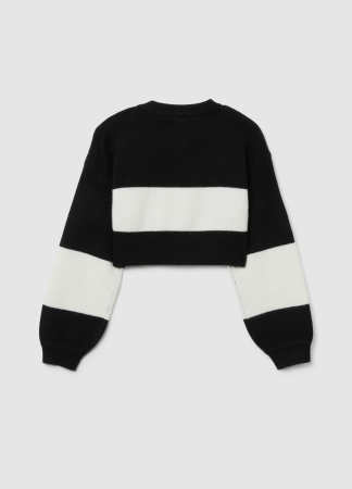 OVS Kids Cardigan Negru/Alb Fete 10-15 Ani [1]