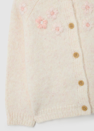 OVS Kids Cardigan Vanilla Cream Fete 9-36 Luni [3]