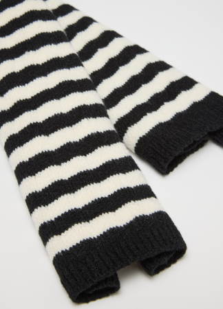 OVS Kids Fular Black-Striped Off-White Fete 3-10 Ani [1]