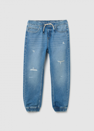 Jeans - OVS Kids Jogger Denim Medium Blue Baieti 10-15 Ani