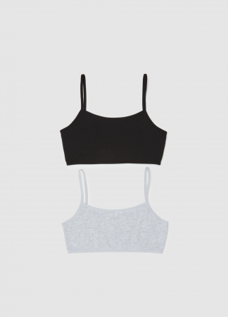 Accesorii - OVS Kids Lenjerie Gri/Neagra Fete 10-15 Ani