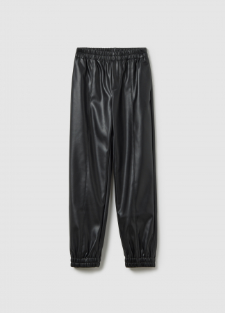 Pantaloni Scurti - OVS Kids Pantaloni Gabardin Black Beauty  Fete 10-15 Ani
