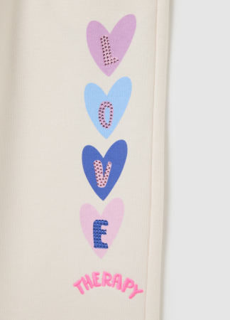 OVS Kids Pantaloni Gabardin Cream Pink Fete 3-10 Ani [2]