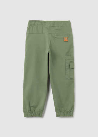 OVS Kids Pantaloni Gabardin Granite Green Baieti 3-10 Ani [1]