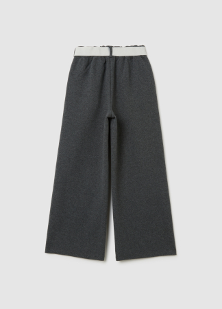 OVS Kids Pantaloni Gabardin Gri Deschis Fete 3-10 Ani [1]