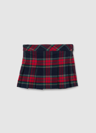Pantaloni Scurti - OVS Kids Pantaloni Scurti Red Check Fete 3-10 Ani