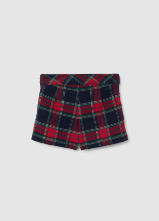 OVS Kids Pantaloni Scurti Red Check Fete 3-10 Ani [1]