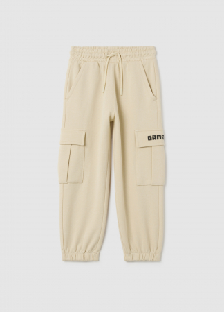Pantaloni - OVS Kids Pantaloni Sport Bej Baieti 3-10 Ani