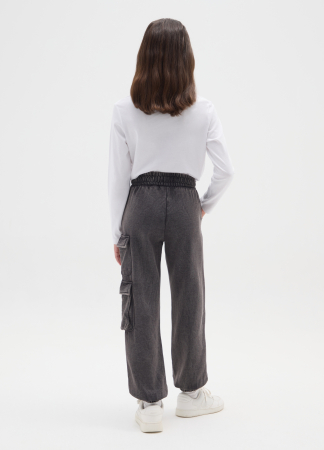 OVS Kids Pantaloni Sport Gri Inchisi Fete 10-15 Ani [1]