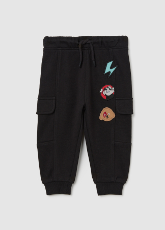 Baieti 9-36 LUNI - OVS Kids Pantaloni Sport Negri Baieti 9-36 Luni
