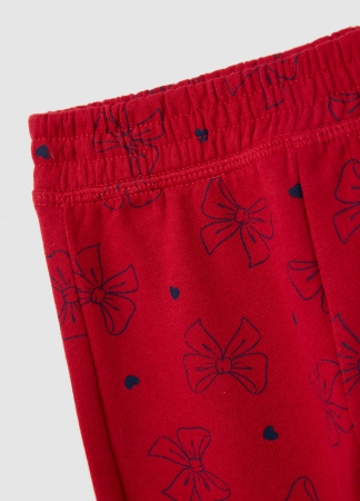 OVS Kids Pantaloni Sport Rosii Fete 9-36 Luni [2]
