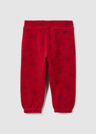 OVS Kids Pantaloni Sport Rosii Fete 9-36 Luni [1]