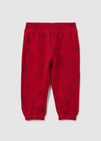 FETE - OVS Kids Pantaloni Sport Rosii Fete 9-36 Luni