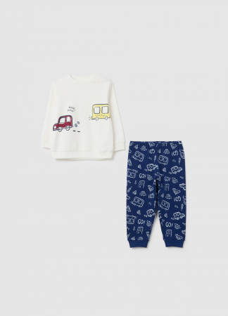 BAIETI - OVS Kids Pijama Blue Depths Baieti 9-36 Luni