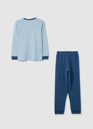 OVS Kids Pijama Blue/Lt Blue Baieti 3-10 Ani [1]