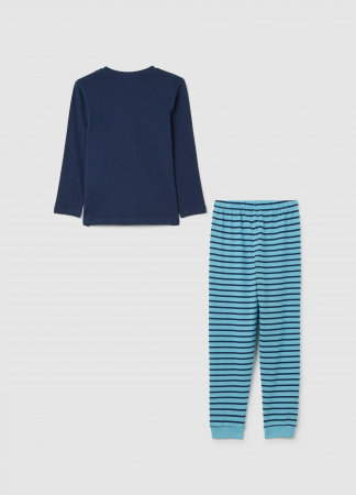 OVS Kids Pijama Blue/Lt Blue Baieti 3-10 Ani [1]