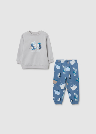 Мальчики 9-36 МЕСЯЦЕВ - OVS Kids Пижама Для Мальчиков Pearl Blue 9-36 Месяцев