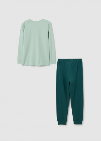 OVS Kids Pijama Silt Green Baieti 3-10 Ani [1]