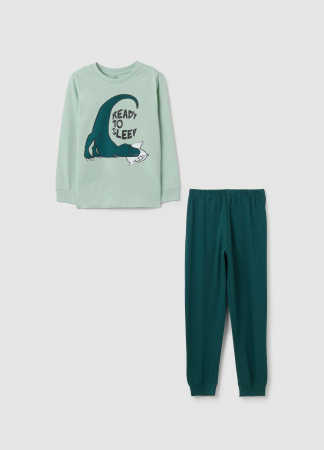 BAIETI - OVS Kids Pijama Silt Green Baieti 3-10 Ani