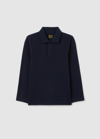 Hanorace - OVS Kids Polo Maneca Lunga Dark Sapphire  Baieti 3-10 Ani