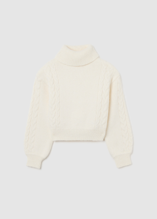 Tricotaje - OVS Kids Pulover Alb Fete 10-15 Ani