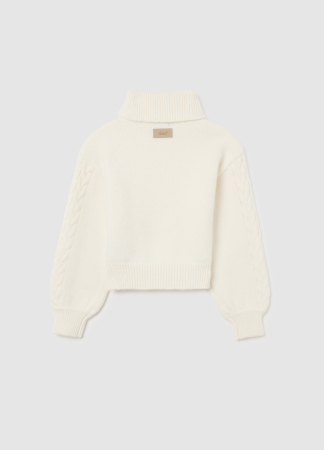 OVS Kids Pulover Alb Fete 10-15 Ani [1]