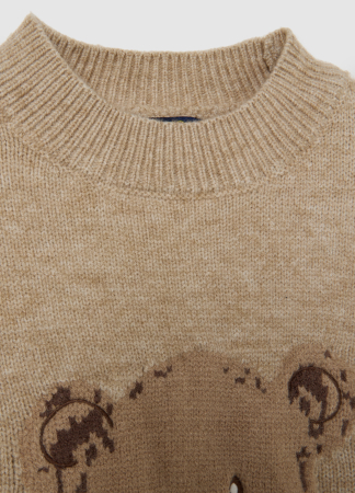 OVS Kids Pulover Beige Melange Baieti 3-10 Ani [2]