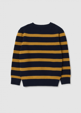 OVS Kids Pulover Blue-Striped Yellow Baieti 3-10 Ani [1]