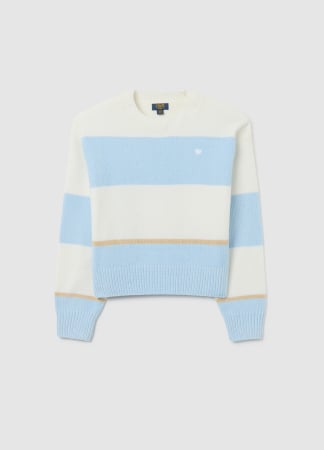 FETE - OVS Kids Pulover Blue/White Fete 10-15 Ani