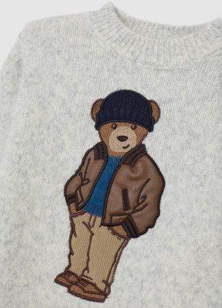 OVS Kids Pulover Gri Baieti 3-10 Ani [3]