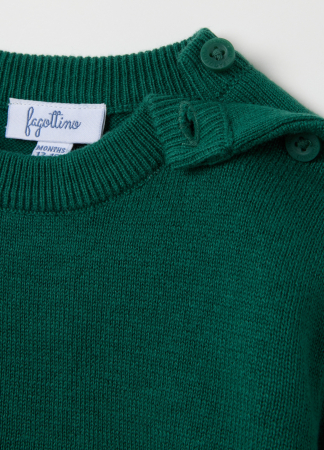 OVS Kids Pulover Verde Baieti 9-36 Luni [3]