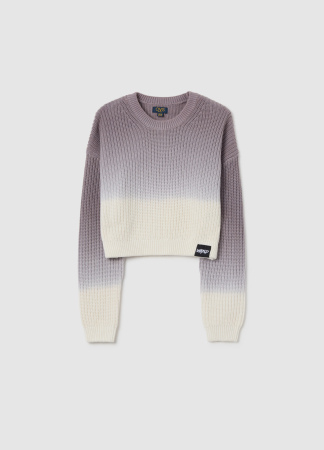 OVS Kids Pulover Violet/White Fete 10-15 Ani [4]