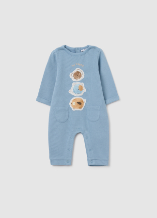 Body si Salopete - OVS Kids Salopeta Ashley Blue Baieti 0-9 Luni