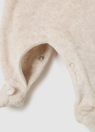 OVS Kids Salopeta Beige Melange Baieti 0-9 Luni [3]