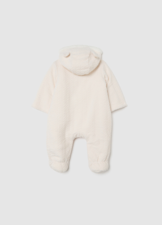 OVS Kids Salopeta Beige Melange Baieti 0-9 Luni [1]