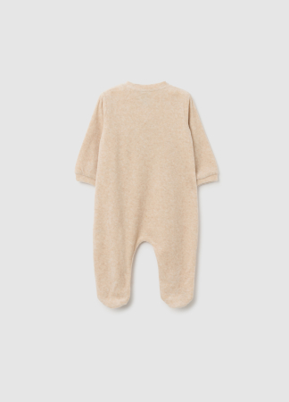 OVS Kids Salopeta Beige Melange Baieti 0-9 Luni [1]