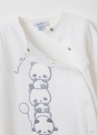 OVS Kids Salopeta Lucent White Baieti 0-9 Luni [2]