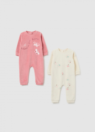BAIETI - OVS Kids Salopeta-Pijama Piersic Baieti 9-36 Luni