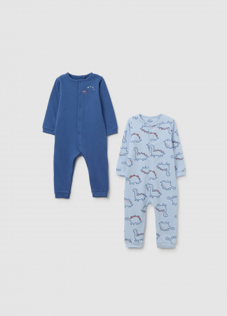 BAIETI - OVS Kids Salopeta-Pijama Xenon Blue Baieti 9-36 Luni